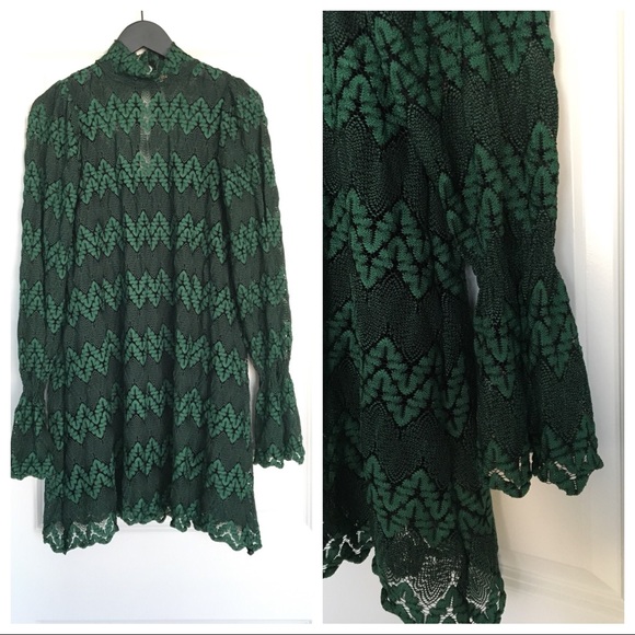 Free People Simone Lace Mini Dress - Picture 4 of 6